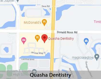 Map image for Immediate Dentures in Palm Beach Gardens, FL